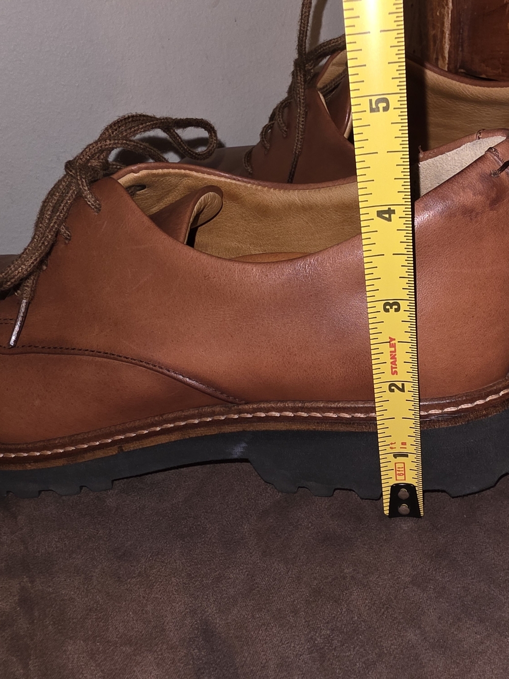Samuel Hubbard | Hubbard Free Plain Toe Oxford | Women’s US 9 | Whiskey Tan - Picture 9 of 10